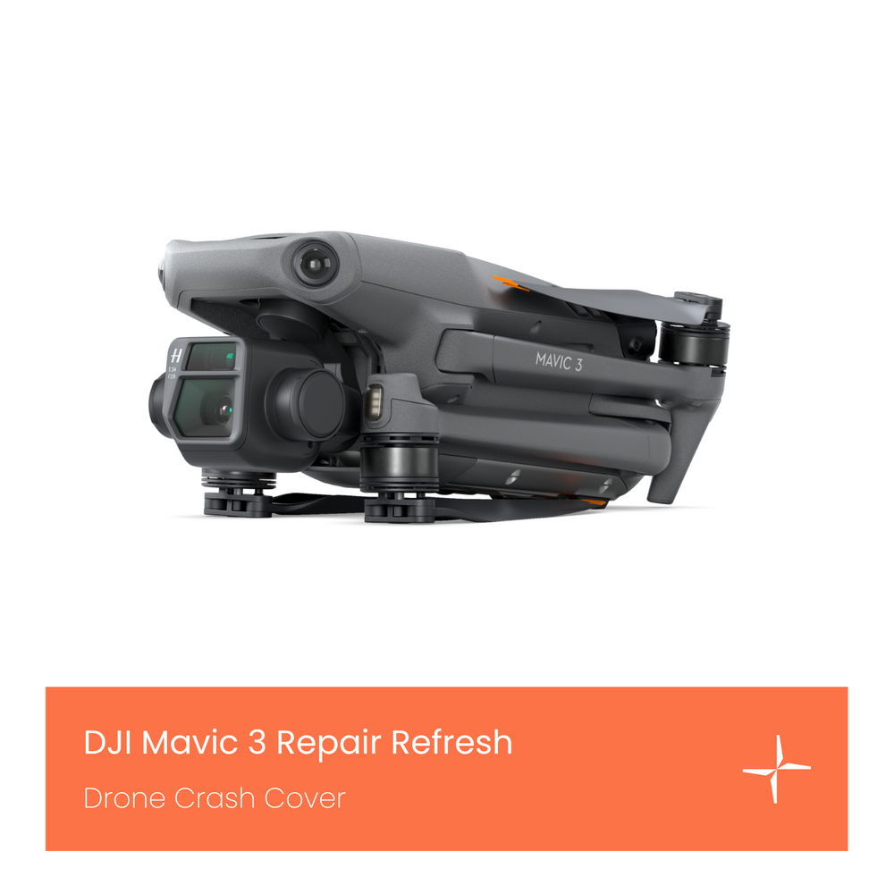 DJI Mavic 3 Repair Refresh drone crash cover.